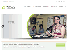 Tablet Screenshot of cclcs.ca
